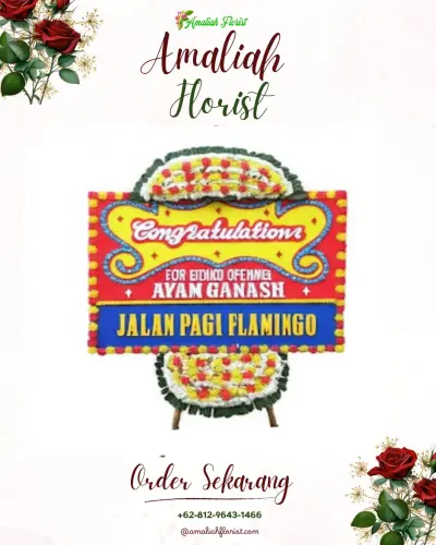Bunga Papan Congratulation di Patramanggala